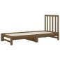 vidaXL Sofá cama extraíble madera maciza de pino marrón 2x(90x200) cm vidaXL Sofá cama extraíble madera maciza de pino marrón 2x(90x200) cm