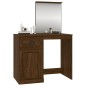 vidaXL Tocador espejo madera contrachapada roble marrón 90x50x132,5 cm vidaXL Tocador espejo madera contrachapada roble marrón 90x50x132,5 cm