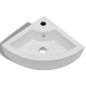 vidaXL Lavabo con rebosadero blanco 45x32x12,5 cm vidaXL Lavabo con rebosadero blanco 45x32x12,5 cm