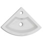 vidaXL Lavabo con rebosadero blanco 45x32x12,5 cm vidaXL Lavabo con rebosadero blanco 45x32x12,5 cm