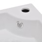 vidaXL Lavabo con rebosadero blanco 45x32x12,5 cm vidaXL Lavabo con rebosadero blanco 45x32x12,5 cm