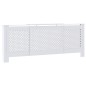 vidaXL Cubierta para radiador MDF blanco 205 cm vidaXL Cubierta para radiador MDF blanco 205 cm