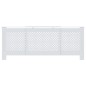vidaXL Cubierta para radiador MDF blanco 205 cm vidaXL Cubierta para radiador MDF blanco 205 cm