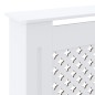 vidaXL Cubierta para radiador MDF blanco 205 cm vidaXL Cubierta para radiador MDF blanco 205 cm