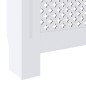 vidaXL Cubierta para radiador MDF blanco 205 cm vidaXL Cubierta para radiador MDF blanco 205 cm
