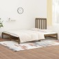 vidaXL Sofá cama extraíble madera maciza de pino marrón 2x(90x200) cm vidaXL Sofá cama extraíble madera maciza de pino marrón 2x(90x200) cm