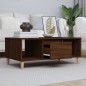 vidaXL Mesa de centro madera contrachapada marrón roble 90x50x36,5 cm vidaXL Mesa de centro madera contrachapada marrón roble 90x50x36,5 cm