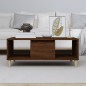 vidaXL Mesa de centro madera contrachapada marrón roble 90x50x36,5 cm vidaXL Mesa de centro madera contrachapada marrón roble 90x50x36,5 cm