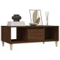vidaXL Mesa de centro madera contrachapada marrón roble 90x50x36,5 cm vidaXL Mesa de centro madera contrachapada marrón roble 90x50x36,5 cm