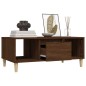 vidaXL Mesa de centro madera contrachapada marrón roble 90x50x36,5 cm vidaXL Mesa de centro madera contrachapada marrón roble 90x50x36,5 cm