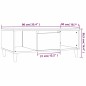 vidaXL Mesa de centro madera contrachapada marrón roble 90x50x36,5 cm vidaXL Mesa de centro madera contrachapada marrón roble 90x50x36,5 cm