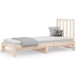 vidaXL Sofá cama extraíble madera maciza de pino 2x(90x200) cm vidaXL Sofá cama extraíble madera maciza de pino 2x(90x200) cm