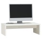 vidaXL Soporte de monitor madera maciza de pino blanco 50x27x15 cm vidaXL Soporte de monitor madera maciza de pino blanco 50x27x15 cm