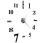 vidaXL Reloj 3D de pared con diseño moderno 100 cm XXL negro vidaXL Reloj 3D de pared con diseño moderno 100 cm XXL negro