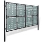 vidaXL Puerta de valla de jardín negra 300x200 cm