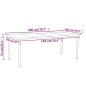 vidaXL Juego de comedor para jardín 9 piezas negro vidaXL Juego de comedor para jardín 9 piezas negro