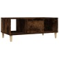 vidaXL Mesa de centro madera contrachapada roble ahumado 90x50x36,5 cm vidaXL Mesa de centro madera contrachapada roble ahumado 90x50x36,5 cm