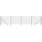 vidaXL Cerca de alambre de acero galvanizado gris antracita 1,4x10 m vidaXL Cerca de alambre de acero galvanizado gris antracita 1,4x10 m