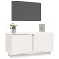 vidaXL Mueble de TV madera maciza de pino blanco 80x35x40,5 cm vidaXL Mueble de TV madera maciza de pino blanco 80x35x40,5 cm