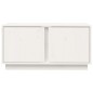 vidaXL Mueble de TV madera maciza de pino blanco 80x35x40,5 cm vidaXL Mueble de TV madera maciza de pino blanco 80x35x40,5 cm
