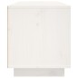 vidaXL Mueble de TV madera maciza de pino blanco 80x35x40,5 cm vidaXL Mueble de TV madera maciza de pino blanco 80x35x40,5 cm