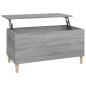 vidaXL Mesa de centro madera contrachapada gris Sonoma 90x44,5x45 cm vidaXL Mesa de centro madera contrachapada gris Sonoma 90x44,5x45 cm
