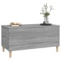 vidaXL Mesa de centro madera contrachapada gris Sonoma 90x44,5x45 cm vidaXL Mesa de centro madera contrachapada gris Sonoma 90x44,5x45 cm