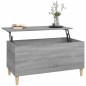 vidaXL Mesa de centro madera contrachapada gris Sonoma 90x44,5x45 cm vidaXL Mesa de centro madera contrachapada gris Sonoma 90x44,5x45 cm