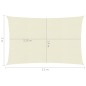 vidaXL Toldo de vela crema HDPE 160 g/m² 2x3,5 m vidaXL Toldo de vela crema HDPE 160 g/m² 2x3,5 m