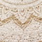 vidaXL Alfombra redonda yute trenzado estampado 210 cm vidaXL Alfombra redonda yute trenzado estampado 210 cm