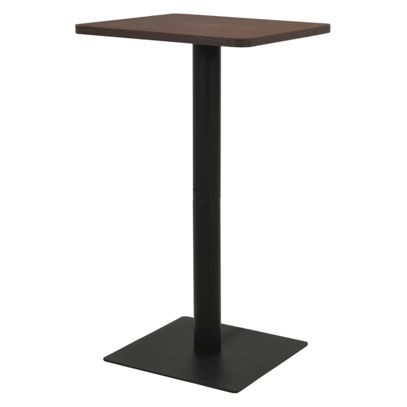 vidaXL Mesa de bistró ceniza oscuro 60x60x107 cm vidaXL Mesa de bistró ceniza oscuro 60x60x107 cm