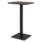 vidaXL Mesa de bistró ceniza oscuro 60x60x107 cm vidaXL Mesa de bistró ceniza oscuro 60x60x107 cm