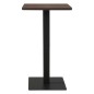 vidaXL Mesa de bistró ceniza oscuro 60x60x107 cm vidaXL Mesa de bistró ceniza oscuro 60x60x107 cm