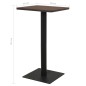 vidaXL Mesa de bistró ceniza oscuro 60x60x107 cm vidaXL Mesa de bistró ceniza oscuro 60x60x107 cm