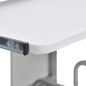 vidaXL Escritorio ordenador madera contrachapada blanco 110x52x88,5 cm