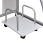 vidaXL Escritorio ordenador madera contrachapada blanco 110x52x88,5 cm