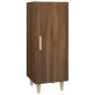 vidaXL Aparador madera contrachapada marrón roble 34,5x34x90 cm vidaXL Aparador madera contrachapada marrón roble 34,5x34x90 cm