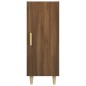 vidaXL Aparador madera contrachapada marrón roble 34,5x34x90 cm vidaXL Aparador madera contrachapada marrón roble 34,5x34x90 cm