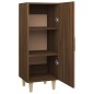 vidaXL Aparador madera contrachapada marrón roble 34,5x34x90 cm vidaXL Aparador madera contrachapada marrón roble 34,5x34x90 cm
