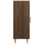 vidaXL Aparador madera contrachapada marrón roble 34,5x34x90 cm vidaXL Aparador madera contrachapada marrón roble 34,5x34x90 cm