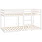 vidaXL Litera de madera maciza de pino 90x200 cm vidaXL Litera de madera maciza de pino 90x200 cm