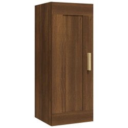 vidaXL Armario de pared madera contrachapada marrón roble 35x34x90 cm