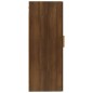 vidaXL Armario de pared madera contrachapada marrón roble 35x34x90 cm vidaXL Armario de pared madera contrachapada marrón roble 35x34x90 cm