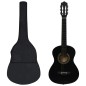 vidaXL Set de guitarra clásica para principiantes 8 pzas negro 1/2 34" vidaXL Set de guitarra clásica para principiantes 8 pzas negro 1/2 34"