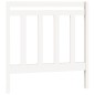 vidaXL Sofá cama extraíble madera maciza de pino blanco 2x(90x200) cm