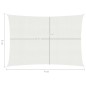 vidaXL Toldo de vela blanco HDPE 160 g/m² 3x4 m vidaXL Toldo de vela blanco HDPE 160 g/m² 3x4 m