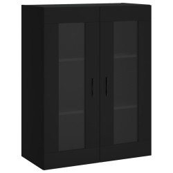 vidaXL Armario de pared negro 69,5x34x90 cm