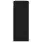 vidaXL Armario de pared negro 69,5x34x90 cm