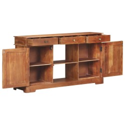 vidaXL Aparador de madera maciza de acacia 135x35x75 cm