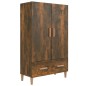 vidaXL Aparador madera contrachapada roble ahumado 70x31x115 cm vidaXL Aparador madera contrachapada roble ahumado 70x31x115 cm